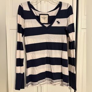 Abercrombie long sleeve striped shirt